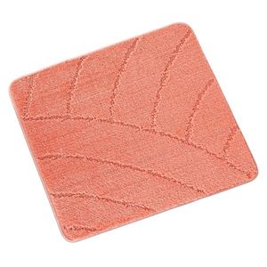 Bellatex Kúpeľňová predložka Bany bez výkroja Oblúky lososová, 60 x 50 cm vyobraziť