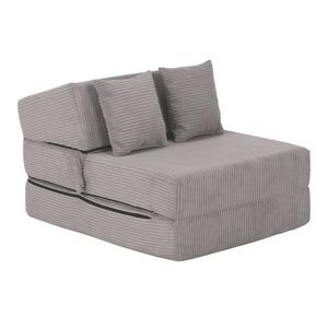 Skladacie kreslo/matrac PELOS, sivá vyobraziť