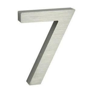 Hliníkové číslo 7 3D brúsený povrch RN.100LV.7.AL.3D vyobraziť
