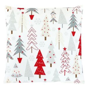Vankúš s výplňou Vianočné stromčeky, 45 x 45 cm vyobraziť