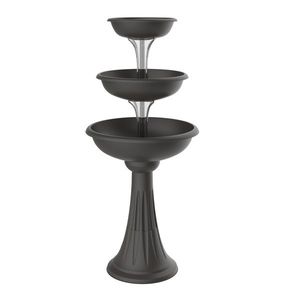 Kvetinová kaskáda Trevy sivá, 50 x 114 cm vyobraziť