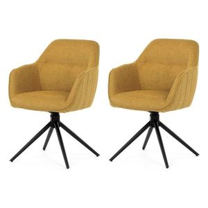 Sada jedálenských stoličiek s vratným mechanizmomHC-536 YEL2, 2 ks vyobraziť