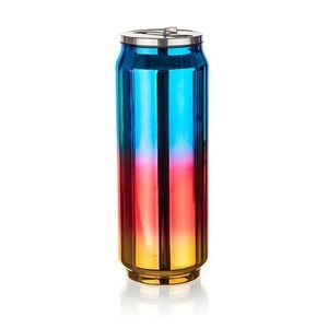 Banquet Termoska BE COOL 430 ml, modro-červeno-zlatá vyobraziť