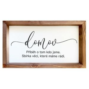 Bohemia Gifts Dekoračný obrázok - Domov, 20 x 35 cm vyobraziť