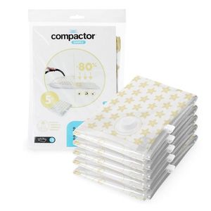 Compactor Set vákuových úložných vriec Compress L Vanilka 100 l, 70 x 100 cm, 5 ks, 5 ks vyobraziť