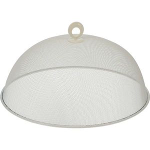 Kovový poklop na potraviny, pr. 35 x 14 cm, biela vyobraziť