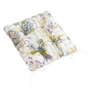 Bellatex Sedák EMA prešívaný Záhrada lila, 40 x 40 cm vyobraziť