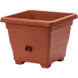 Samozavlažovací kvetináč BERGAMOT, terakota, Plastia, 40 x 40 cm vyobraziť