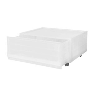 Modulárny úložný box Wave Mist s kolieskami 54, 6 x 43, 4 x 22 cm, široký - 1 zásuvka - kolieska vyobraziť