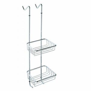 SAPHO XJ602 Smart polica do sprchy závesná, strieborná vyobraziť