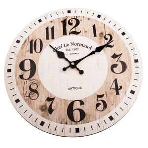Drevené nástenné hodiny Chef le Normand, pr. 34 cm vyobraziť