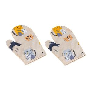 Bellatex Kuchynská chňapka Mačka béžová, 28 x 18cm, 2 ks vyobraziť