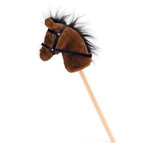 Faunica Hobby horse Bonnie, tmavohnedý kôň na tyči vyobraziť