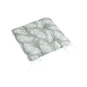 Bellatex Sedák Adela prešívaný Pierka sivá, biela, 40 x 40 cm vyobraziť