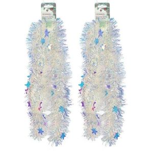 Bohatá vianočná reťaz s dúhovým efektom Stars, 2 m, SET 2 KS vyobraziť