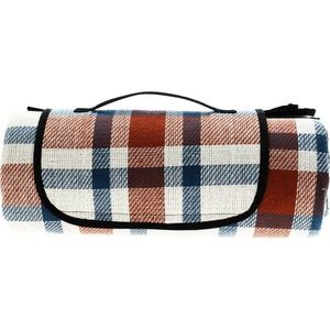 Redcliffs Pikniková deka Kocky červeno-modré, 150 x 180 cm vyobraziť