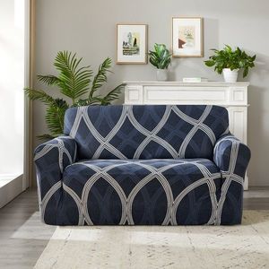 4Home Napínací poťah na dvojkreslo Elegant modrá, 145-185 cm + obliečka na vankúšik zadarmo, 145-185 cm vyobraziť