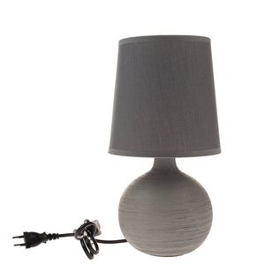 Keramická stolná lampa Grafit, 29 cm, šedá vyobraziť