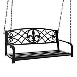 Záhradná hojdačka, čierna, ABEA vyobraziť