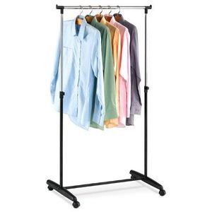 Stojan na šaty chróm / čierna, 80 x 160 cm vyobraziť