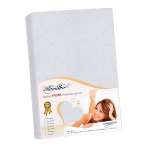 Bellatex Froté prestieradlo Kamilka svetlosivá, 100 x 200 cm vyobraziť