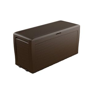 Keter Záhradný úložný box Samoa Rattan hnedá 270 l, 117 x 57 x 45 cm vyobraziť