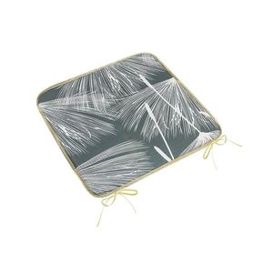 Bellatex Sedák Adéla hladký Páperie sivá, biela, 40 x 40 cm vyobraziť