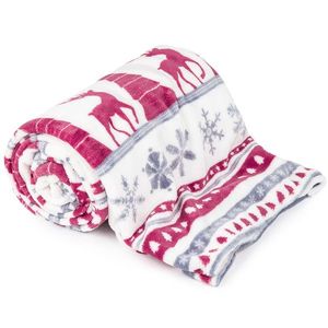 4home deka Soft Dreams Christmas Time červená, 150 x 200 cm vyobraziť