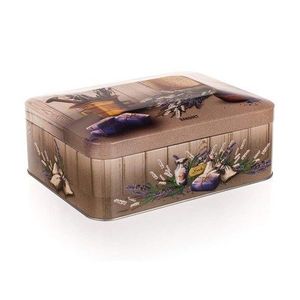 Banquet Plechovka-box na čaj 200x155x80 mm LAVENDER vyobraziť