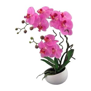 Umelá Orchidea v kvetináči ružová, 42 cm 115812-80 vyobraziť