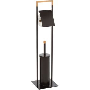 Spirella Stojan na toaletný papier so štetkou Chic 75 x 19 x 19 cm, čierna vyobraziť