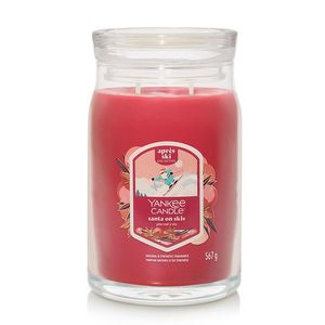 Yankee Candle Vonná sviečka veľká Signature Santa On Skis, 567 g, L vyobraziť