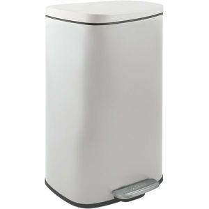 Spirella Pedálový odpadkový kôš soft-close Akira 50 l, matná biela, 50 l vyobraziť