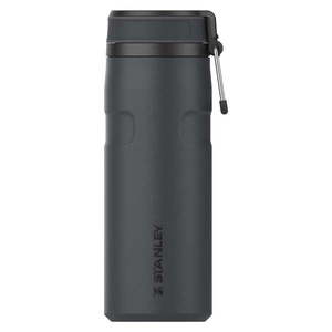 Čierna termoska z nehrdzavejúcej ocele 470 ml IceFlow™ Bottle Twist Flip Black – Stanley vyobraziť
