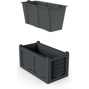 Bama Velkoobjemový truhlík s výsevnou nádobou Arredo antracit, 79 x 35 x 37 cm vyobraziť