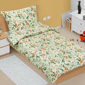 Bellatex Bavlnené obliečky Junior Zajačik v lístí, 140 x 200 cm, 70 x 90 cm vyobraziť