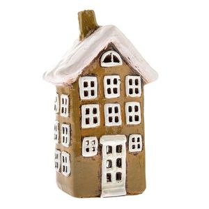 Keramický svietnik na sviečku Domček, 20 cm, 20 CM vyobraziť