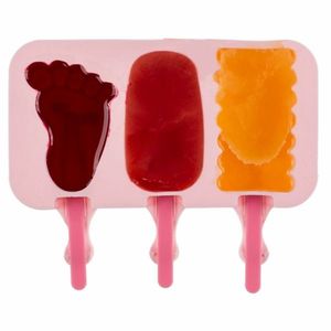 Silikónová forma na nanuky, ružová vyobraziť