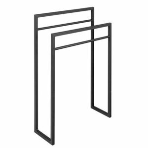 SAPHO Ska301 Ska stojan na uteráky 55 x 79 x 20 cm, čierna mat vyobraziť