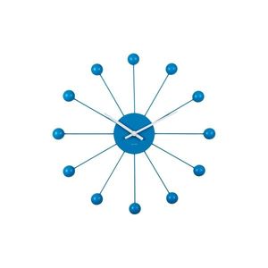 Karlsson 5977BB designové nástenné hodiny modrá, pr. 40 cm vyobraziť