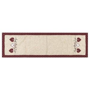 BO-MA Trading Behúň Srdiečka bodka červená, 40 x 140 cm vyobraziť