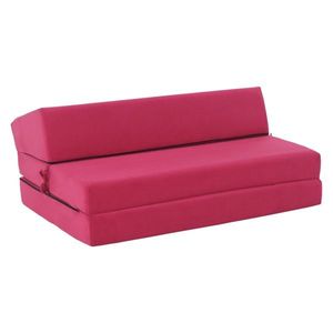 Skladacie kreslo/matrac VEDIS, tmavo ružová vyobraziť