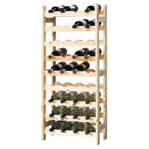 Kesper 69360 Polica na víno 36 fliaš borovica, 120 x 51 x 27 cm vyobraziť