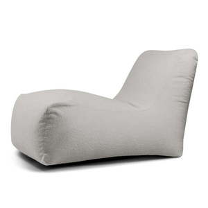 Svetlosivý sedací vak z textílie buklé Lounge – SLOWDOWN vyobraziť