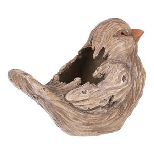 Obal na kvetiny Vtáčik, 19 x 15 x 13 cm, polyresin vyobraziť
