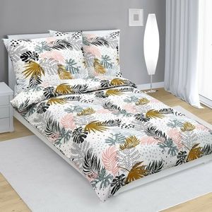 Bellatex Krepové obliečky Pierka farebné, 140 x 200 cm, 70 x 90 cm, 140 x 200 cm, 70 x 90 cm vyobraziť