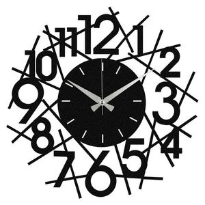 Nástenné hodiny Rasputin, Black, 48 x 48 cm vyobraziť