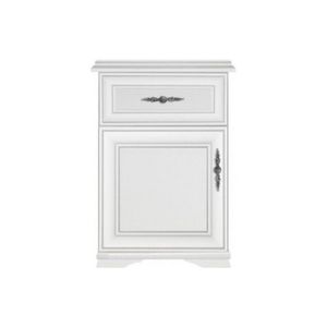 Skrinka KENTAK 1D1SL/P, alpská biela vyobraziť