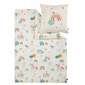 s.Oliver Detské saténové obliečky do postieľky Unicorn, 100 x 135 cm, 40 x 60 cm vyobraziť