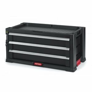 Keter Skrinka s 3 zásuvkami, čierna 237791 vyobraziť